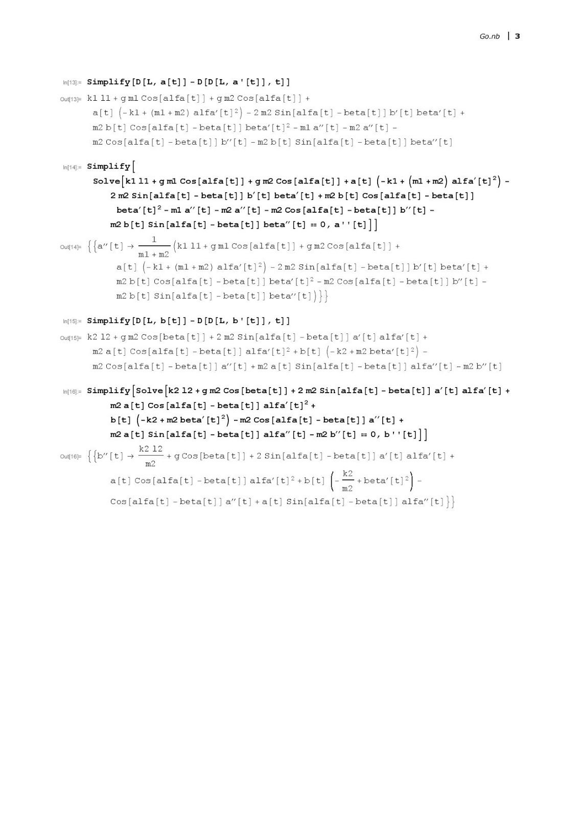 Mathematica derivation, page 3 of 4